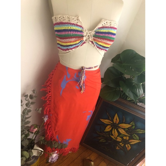 Other - Handmade Cotton-Crochet Colorful-Swimsuit